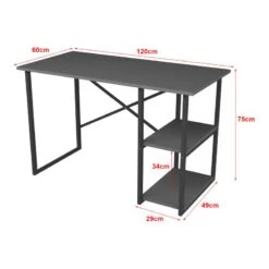 Bureau Nittedal Avec étagère Anthracite -Wenko Soldes Boutique 5685226a3c26446e8f69c7f7360a9a84