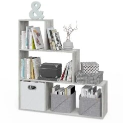 Étagère Escalier Asym 4 Compartiments -Wenko Soldes Boutique 574fe3b2469b44f8b22d1cb779087dff