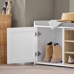 Meuble à Chaussures Blanc FSR109-WN -Wenko Soldes Boutique 5914bd37ff5d4920b2fd6be98155825c