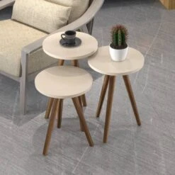 Set De 3 Tables D'appoint Snede Rondes -Wenko Soldes Boutique 592b3a1126a1480f945a0436c91b5ac0