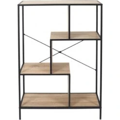 Etagère En Bois Et Métal Edison 80 X 30 -Wenko Soldes Boutique 5be7d576660141d4bf72e099373afe20