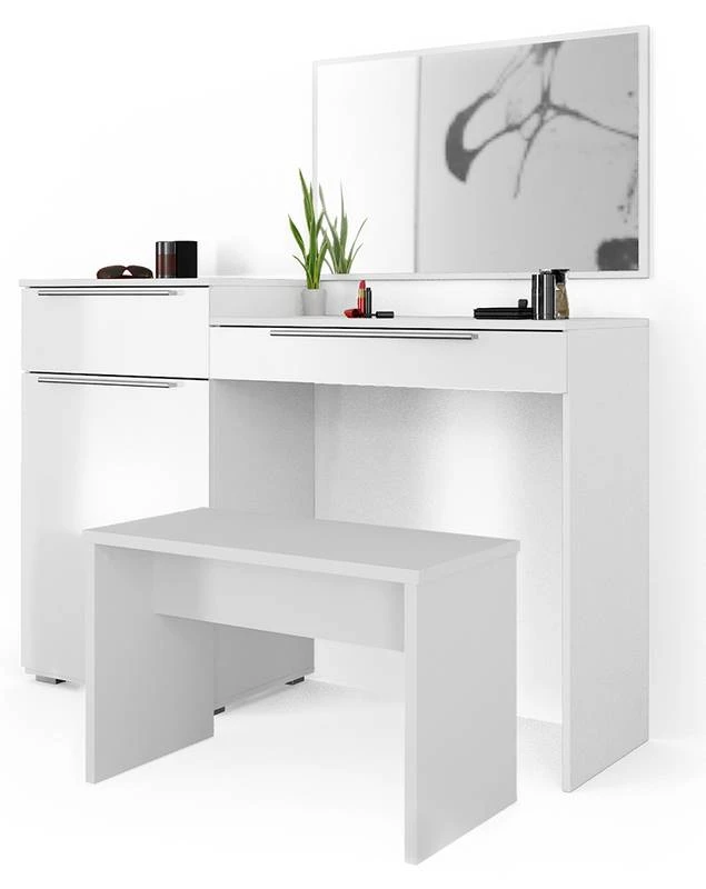 Coiffeuse Little Lilli Blanc & Banc 5 Coiffeuse Little Lilli Blanc & Banc – Image 5