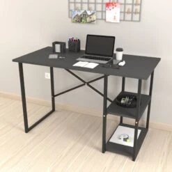Bureau Nittedal Avec étagère Anthracite -Wenko Soldes Boutique 5d396e5568964d63bbaea706d7a4188b