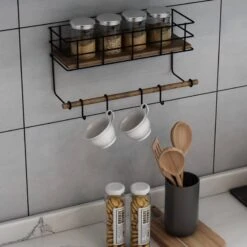 Étagère Murale Slangerup Noir -Wenko Soldes Boutique 5d39c859c81a41dc82ce95225472d1ae