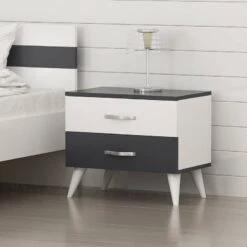 Table De Chevet Allerød à 2 Tiroirs -Wenko Soldes Boutique 5ea0e0af142c4b31b708aec7c956e017