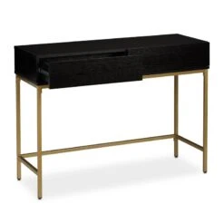 Table De Console Doré Noir -Wenko Soldes Boutique 5ed461891b6f4f2caeafeb811d452c16