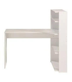 Bureau Blanc Avec étagère Mister