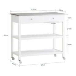 Desserte De Cuisine FKW47-SCH -Wenko Soldes Boutique 60323e6b35e543ebbb10f8e3c348ff48