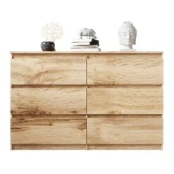 FURNIX Commode Arenal Avec 6 Tiroirs -Wenko Soldes Boutique 62ad359254b64017815dacf3a221077b