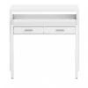 Bureau Console Extensible 2 Tiroirs