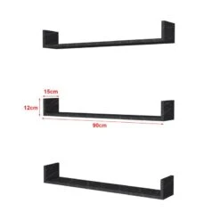 Lot De 3 étagères Murales Höganäs -Wenko Soldes Boutique 65a99935784740efb5e4a78d48727ac8