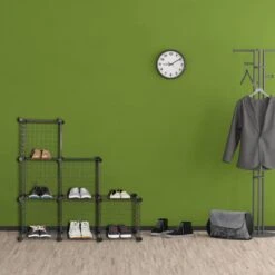 Système D'étagère 6 Compartiments Grille -Wenko Soldes Boutique 6708f21d79e940b49b543622e97d37ad