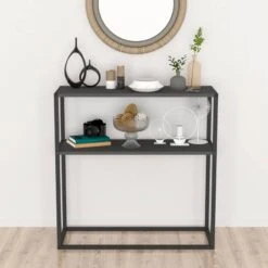 Table Console Hemsedal Anthracite -Wenko Soldes Boutique 6747c567665c4e3e88c23ceaf555dd51