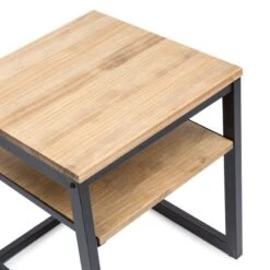 Table De Chevet Icub3 40x40x45cm Noir -Wenko Soldes Boutique 693cd10f5c17446ba69bdd64f9db09a5