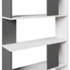 Etagère 80cm Anthracite/blanc