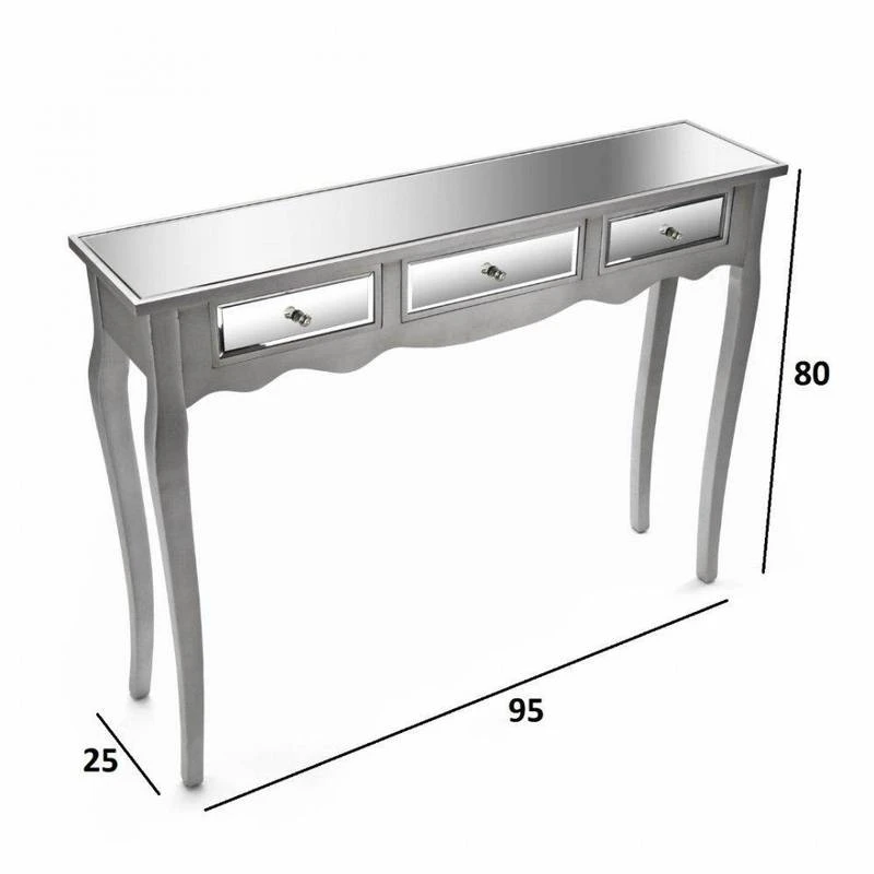 ROMA Console Argent 25 X 107 3 ROMA Console Argent 25 X 107 – Image 3
