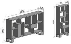 Bibliothèque LOFT Couleur Chêne Foncé -Wenko Soldes Boutique 6bbd3a056c01429a855d6d6d2fb57650.cropped 16 12 835 527.processed