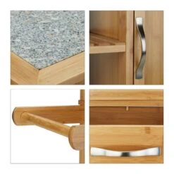 Desserte Cuisine Bambou Chariot Service -Wenko Soldes Boutique 6dd5be6b54044b77af8edb163ee32f85