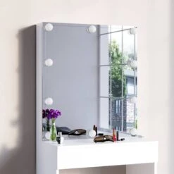 Coiffeuse Melle Blanc Avec LED -Wenko Soldes Boutique 6ea3782830774f1ba91a8c16feec9871