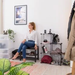 Système D'étagère 6 Compartiments Grille -Wenko Soldes Boutique 6ed6457c7c1d49579121d3e4ae731645