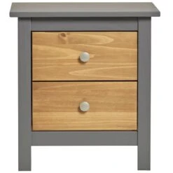 Table Chevet Bonnie Gris 2 Tiroirs -Wenko Soldes Boutique 71aacc8ff6db497382974c20330f0651