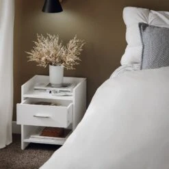 Table De Chevet Table D'Appoint FBT66-W -Wenko Soldes Boutique 71dc469a97c343709828d5db166e0d89