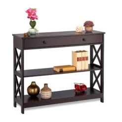 Table Console Avec Un Tiroir