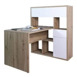 Bureau D'angle Avec Rangements ETHEL