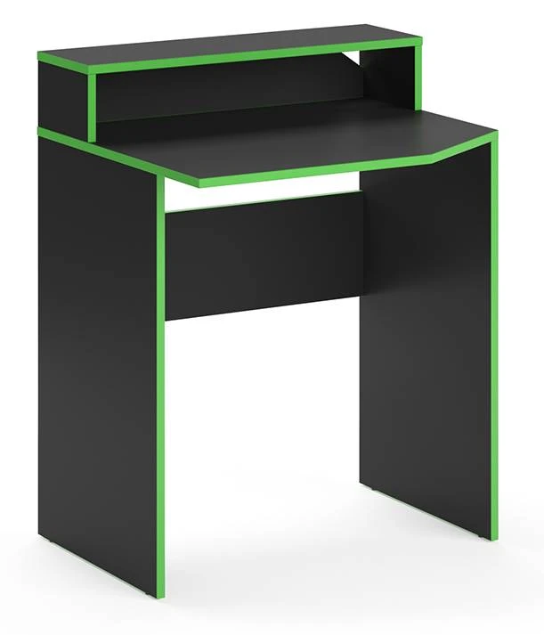 Bureau Ordinateur Kron 70cm Noir/vert 1 Bureau Ordinateur Kron 70cm Noir/vert