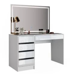 Coiffeuse Sherry Avec Miroir LED -Wenko Soldes Boutique 74fee7e3208a499fa247c1c18d37e06d