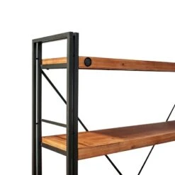 Bibliothèque Métal & Acacia 190 X 150 -Wenko Soldes Boutique 772480013d3f4131a958a47fc9985efe