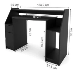 Bureau D'ordinateur Joel 123cm Noir -Wenko Soldes Boutique 776046aa268c4a4a871c1747e55570fc.cropped 66 107 889 850.processed