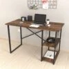 Bureau Nittedal Avec étagère Anthracite
