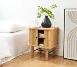 Table De Chevet 2 Portes En Bois Clair -Wenko Soldes Boutique 7ae62ba150a84e4bb3a2dfcd302d7098