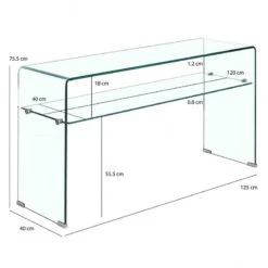 Console L125 Cm En Verre Trempé - ICE 9 Console L125 Cm En Verre Trempé - ICE -Wenko Soldes Boutique 7c49f78dbf644e4b9393b886842daa96