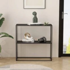 Table Console Strömstad Noir Mat -Wenko Soldes Boutique 7e504af6d3f54c75bf05512ff2a67b06