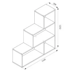 Étagère Escalier Asym 4 Compartiments -Wenko Soldes Boutique 7f4bb853da0f426e9cfdefb714ccead4