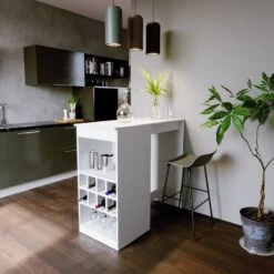 Table De Bar Ross Blanche -Wenko Soldes Boutique 7fc9e6d6f1f146f2b0b14c41a41fbc4f