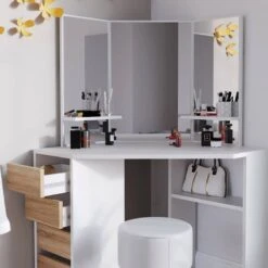 Coiffeuse D'angle Arielle Avec Tabouret -Wenko Soldes Boutique 8085dfbffd9c4de7909580a8954e2f79