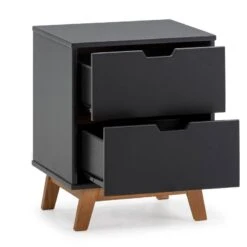 Table Chevet Miranda 2 Tiroir Anthracite -Wenko Soldes Boutique 80c8660abc5644d8b3dd3436e9e02012