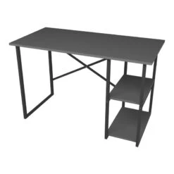 Bureau Nittedal Avec étagère Anthracite -Wenko Soldes Boutique 82c073f1e79443ca949df870dc5c2e10