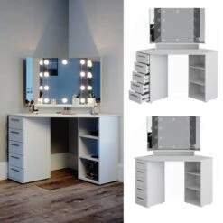 Coiffeuse D'angle Sofia Blanc & Tabouret 10 Coiffeuse D'angle Sofia Blanc & Tabouret -Wenko Soldes Boutique 83dda59c14db43d9ba2ea6909988f05c