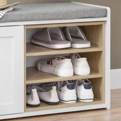 Meuble à Chaussures Blanc FSR109-WN -Wenko Soldes Boutique 83fbc74256444059a0fecf8a4f37cd93