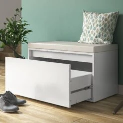 Banc à Chaussures Iker Blanc -Wenko Soldes Boutique 84e1462c22204951a21b83877974e689