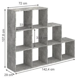 Étagère Escalier Béton 9 Compartiments -Wenko Soldes Boutique 8710e13a52104c0d9a6b3566687a9fd7.cropped 78 89 866 872.processed