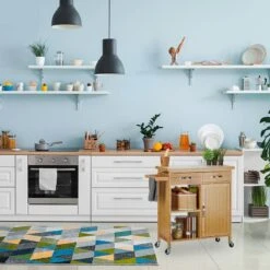 Desserte Cuisine Bambou Chariot Service -Wenko Soldes Boutique 8801635fae494828ba3526fe1b51e094