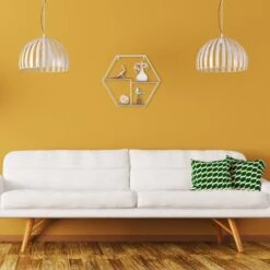 Étagère Murale Hexagonale 3 Rayons -Wenko Soldes Boutique 89d060c2db824a62b5f4ae401a0f4207