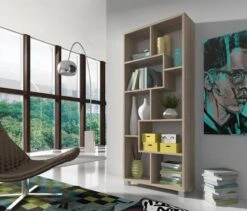 Étagère Bibliothèque Salon Blanc Mat -Wenko Soldes Boutique 8a854170d7b146b2b4f830754a9b4318