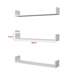 Lot De 3 étagères Murales Höganäs -Wenko Soldes Boutique 8adda7ae405141ae9dc06a27eb9cc06d