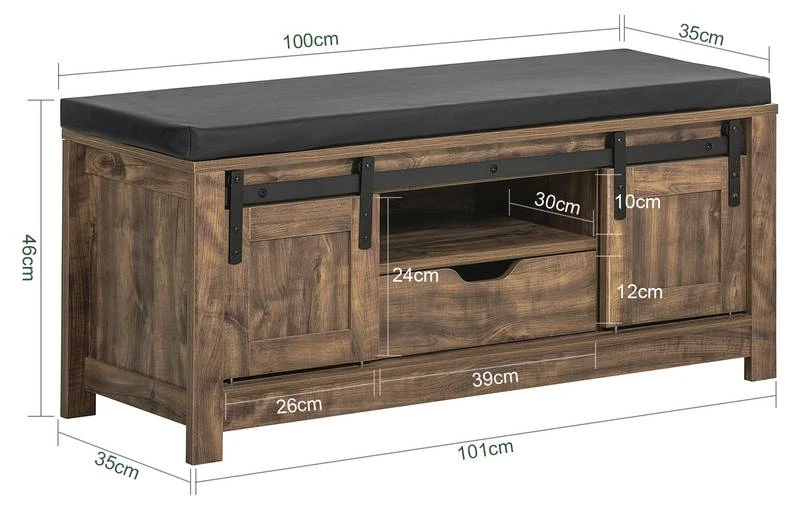 Banc à Chaussures FSR118-N 10 Banc à Chaussures FSR118-N – Image 10